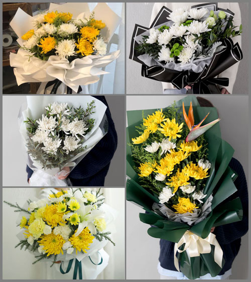 广东汕尾市城区遮浪街道白事花束代送
